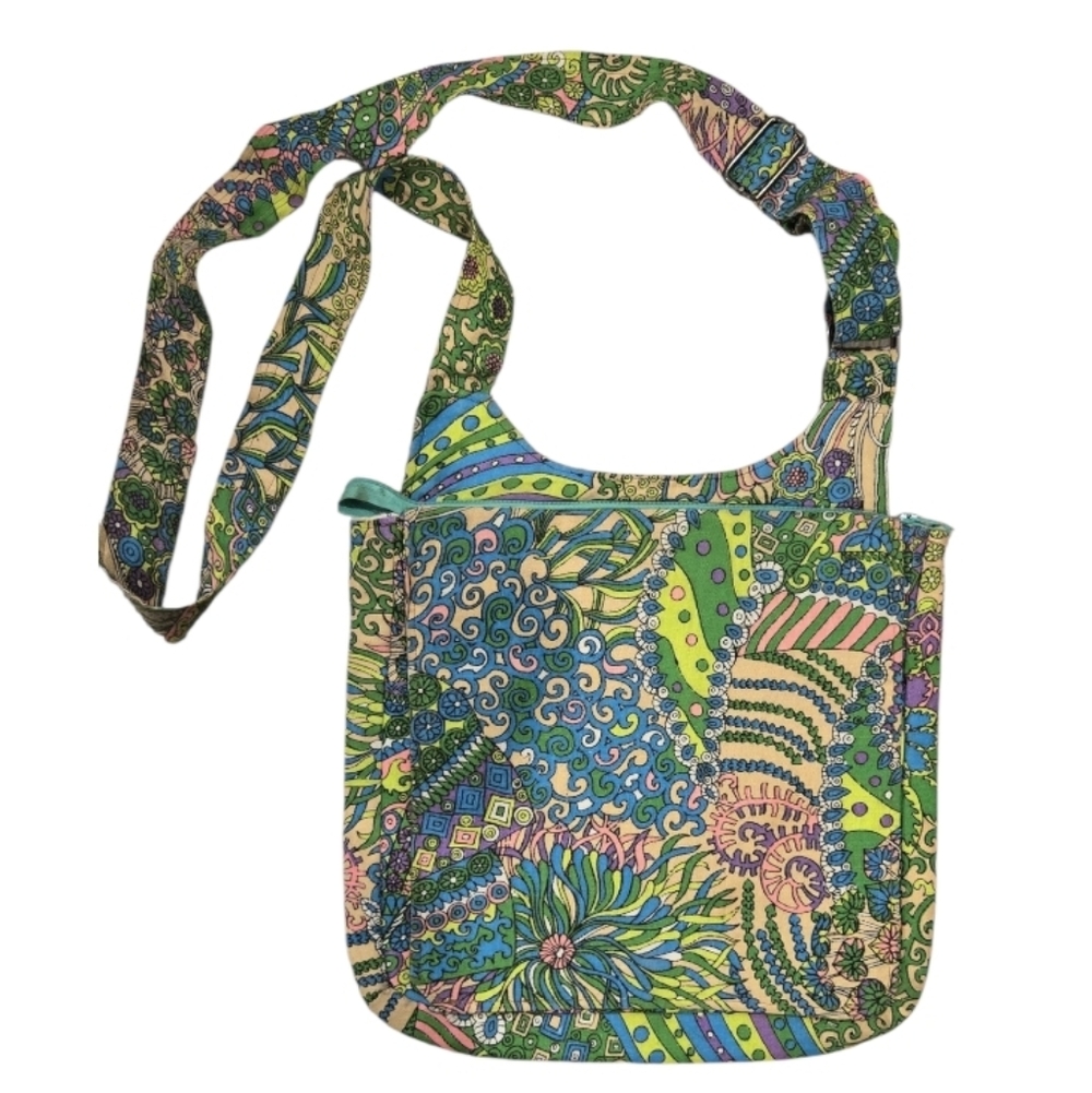 Vintage 60s Handcrafted Colorful Patterned Women's Bag!
